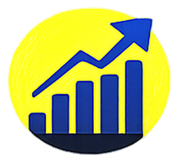 Growth chart icon